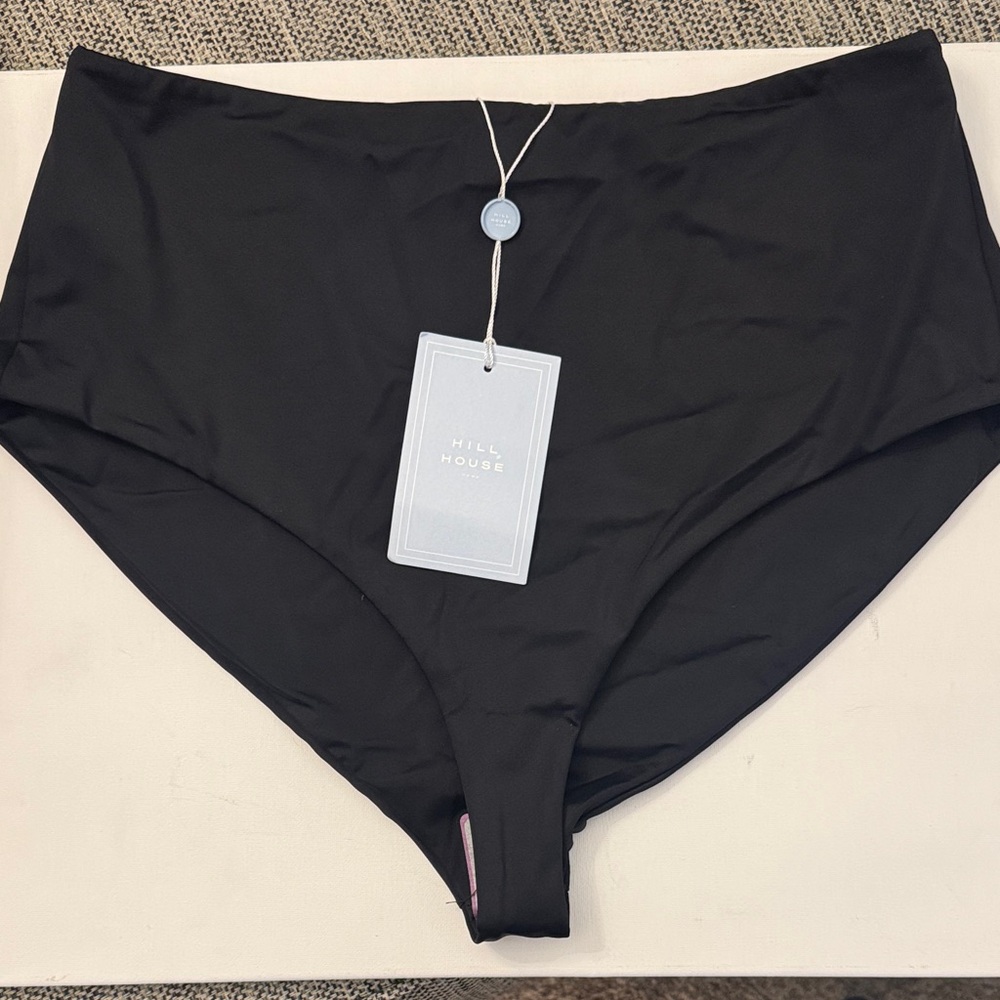 Hill House Black High-Waist Bikini Bottom
